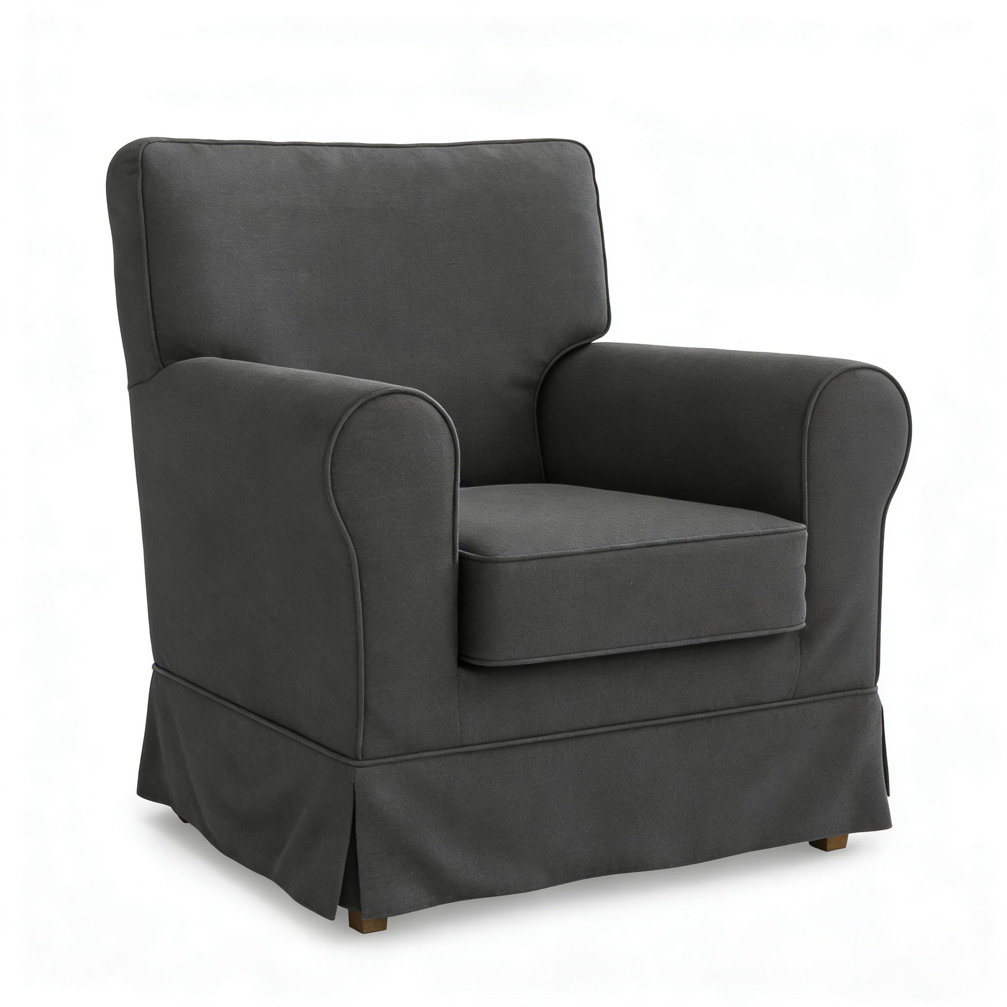 FMCTL Ektorp Jennylund Chair Cover Replacement Jennylund Cover, Jennylund Chair Cover Only!(Dark Grey)