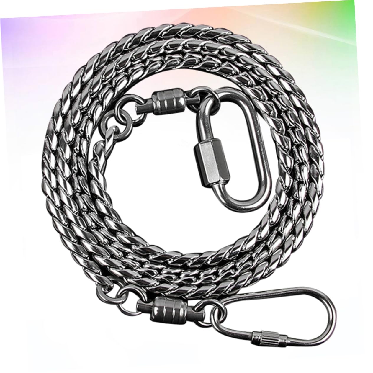 Beavorty 2 Piezas Loro Juguetes Gris Africano Correa de Entrenamiento para Mascotas calcetín Cadena Tobillera de pie de Loro Tobillera de pie de pájaro Aves Decorar Tobillo