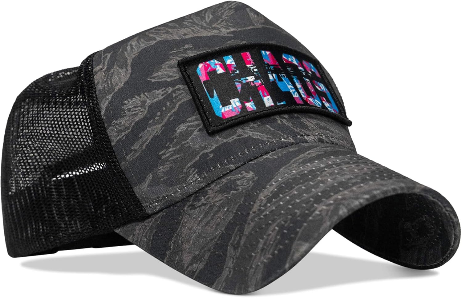 Combat Iron 5 Panel Breacher Snapback Hat | Mid Profile Trucker Cap with Mesh Back, Moisture-Wicking Sweatband - Image 2