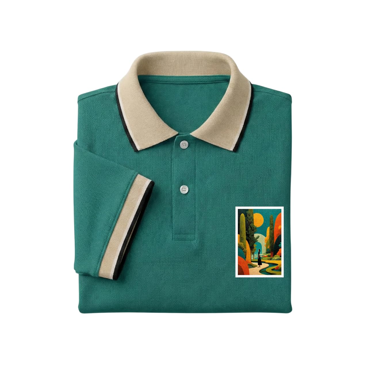 dyrectdeals Regular Fit Solid Half Sleeve Casual Tipping Collar Polo T-Shirt for Men-picture-24