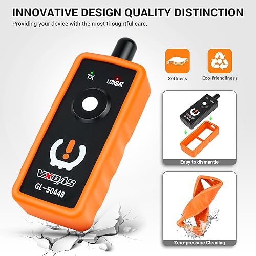 Miniatura 4 de VXDAS GL50448 TPMS Herramienta de reaprendizaje compatible con GM Chevy Sensor de presión de neumáticos Herramienta de activación de reinicio OEC-T5