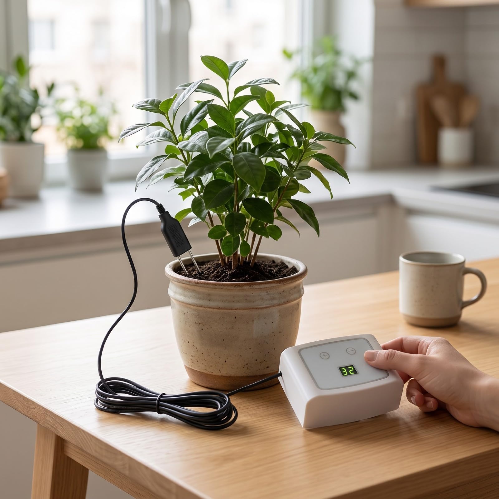 Jiawu Arroseur automatique pour plantes en pot