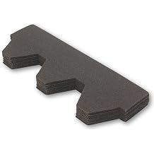 Premium Asphalt Roof Shingles - 25 Pieces / 3 sqm | Graphite Hexagonal Shape Felt Shingles 31.5 in x 12.4 in 80 x 31.5 cm Weather Resistant & Heavy-Duty Roofing Felt