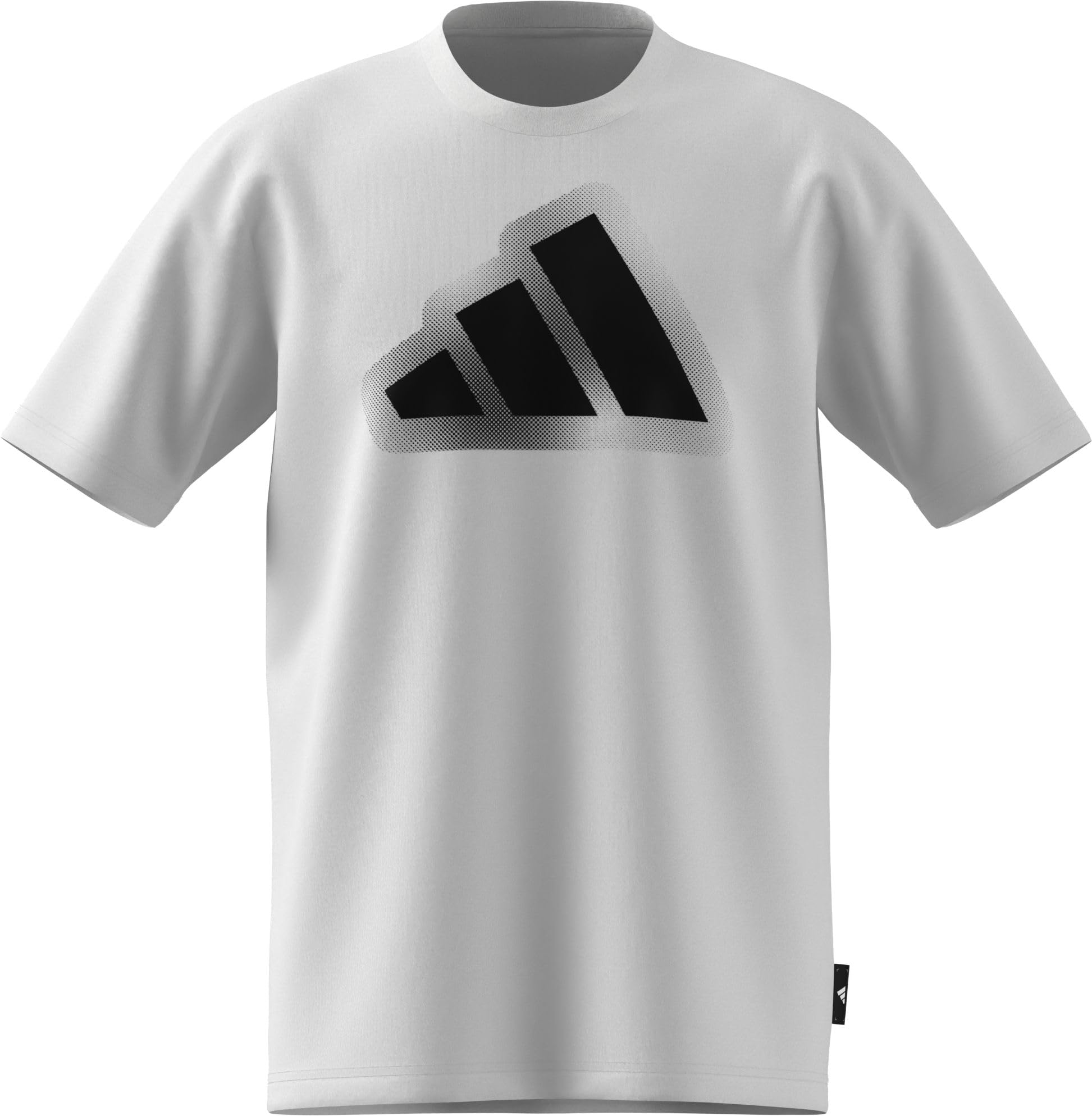adidas Men's Modern Essentials Graphic Shirt, White, XS