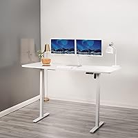 Vista 8 de VIVO Universal 71 x 36 inch Table Top for Standard and Sit to Stand Height Adjustable Home and Office Desk Frames, White Extra-Wide Desktop, Blanco