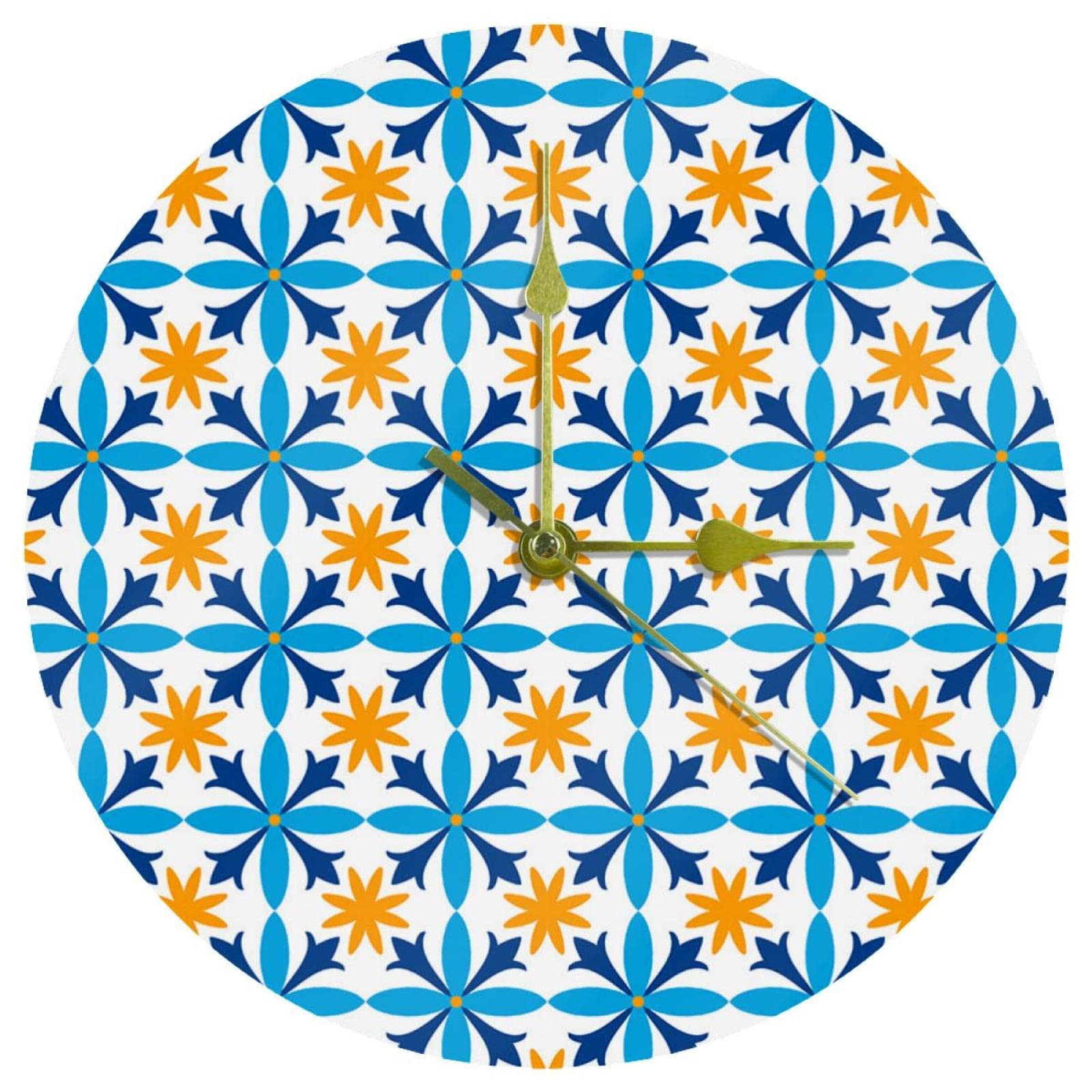 Horloge murale ronde 24,9 cm idéale pour le bureau, l'école et la maison