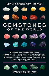 Gemstones of the World: Revised 5th Edition by Walter Schumann - Ultimate Gemstone ID Guide with 1,500+ Color Photos
