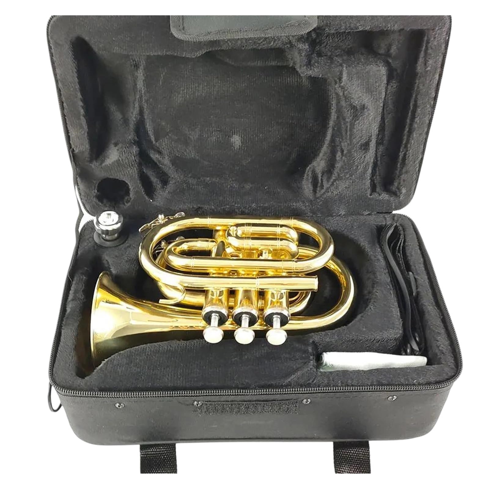 Trompetas Para Adultos Mini Trompeta De Bolsillo Profesional En Sib Instrumento De Viento Metal Para Principiantes