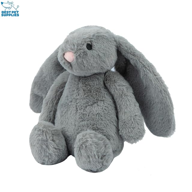 Foto 2 de 7 de Best Pet Supplies Interactive Bunny Buddy Dog Toy with Crinkle and Squeaky Enrichment for Small and Medium…