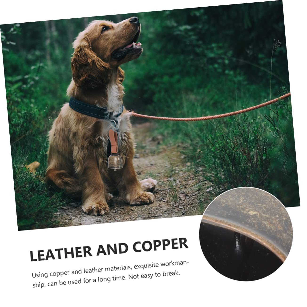 SUPVOX 18piezas Campana De Cobre Para Mascotas Sonido y Fuerte Accesorio Antipérdida Para Senderismo y Camping Para Decoración y Manualidades