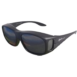 Lentes De Sol Bicicleta uv400 SOBREGAFAS DE SOL Polarizadas Negras para Hombre y Mujer. Excelentes para Ciclismo, Pescar y Conducción. Gafas Superpuestas. Protección uv400