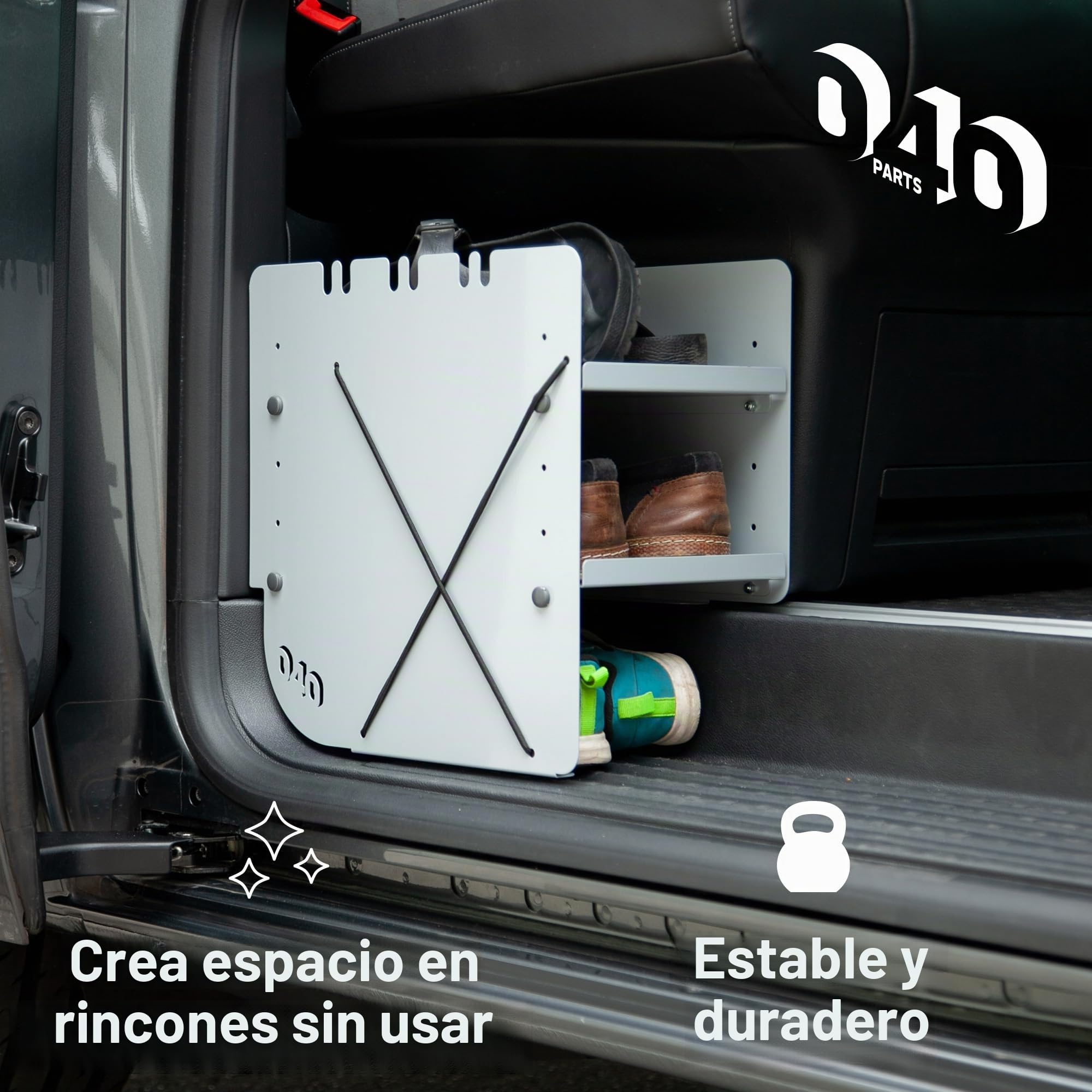 Zapatero gris para el lado del copiloto, accesorio adecuado para VW T5 T6 T6.1 California, organizador de zapatos