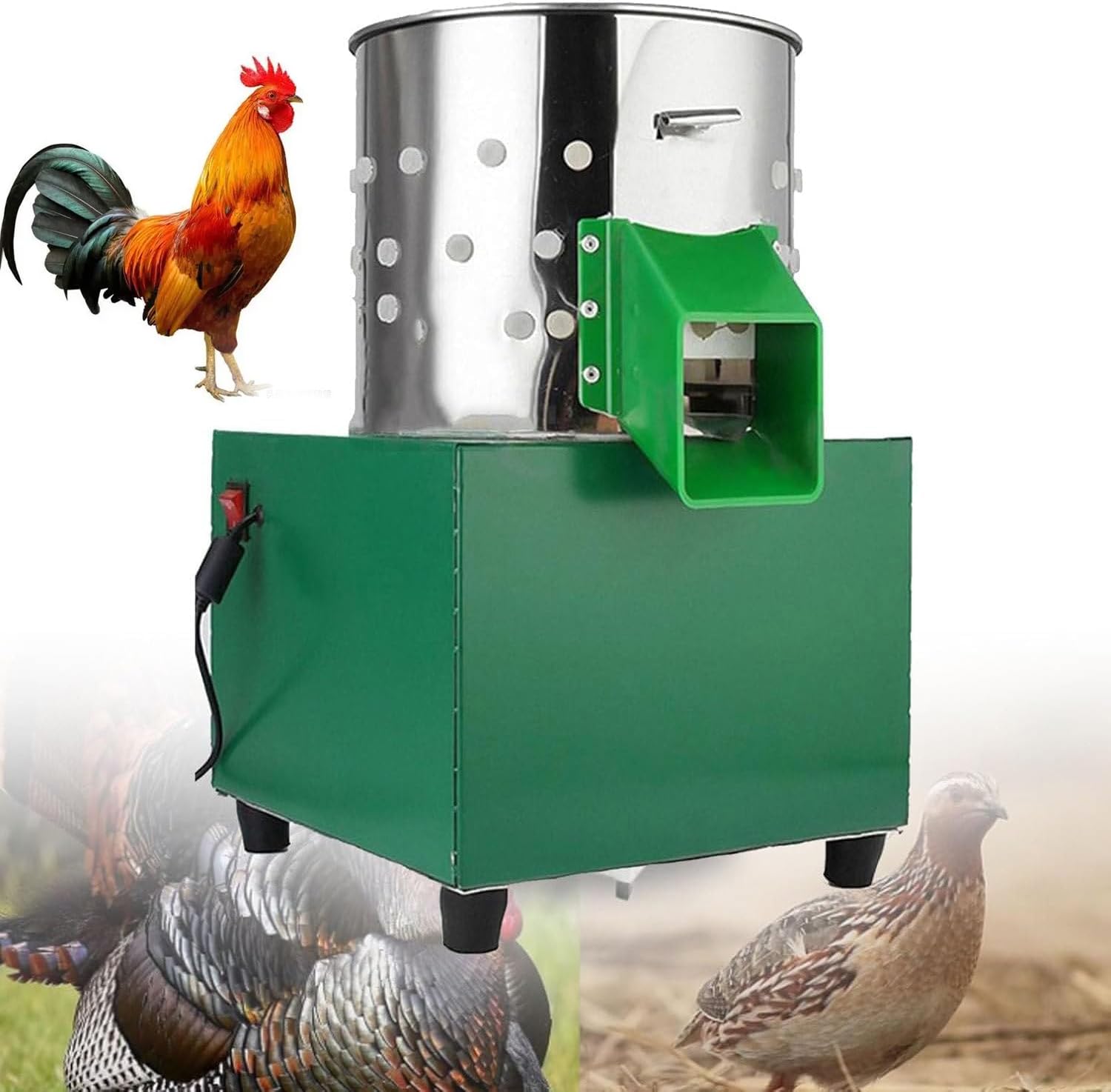 Depilación de aves sin esfuerzo con máquina ligera de 220V y 60W
