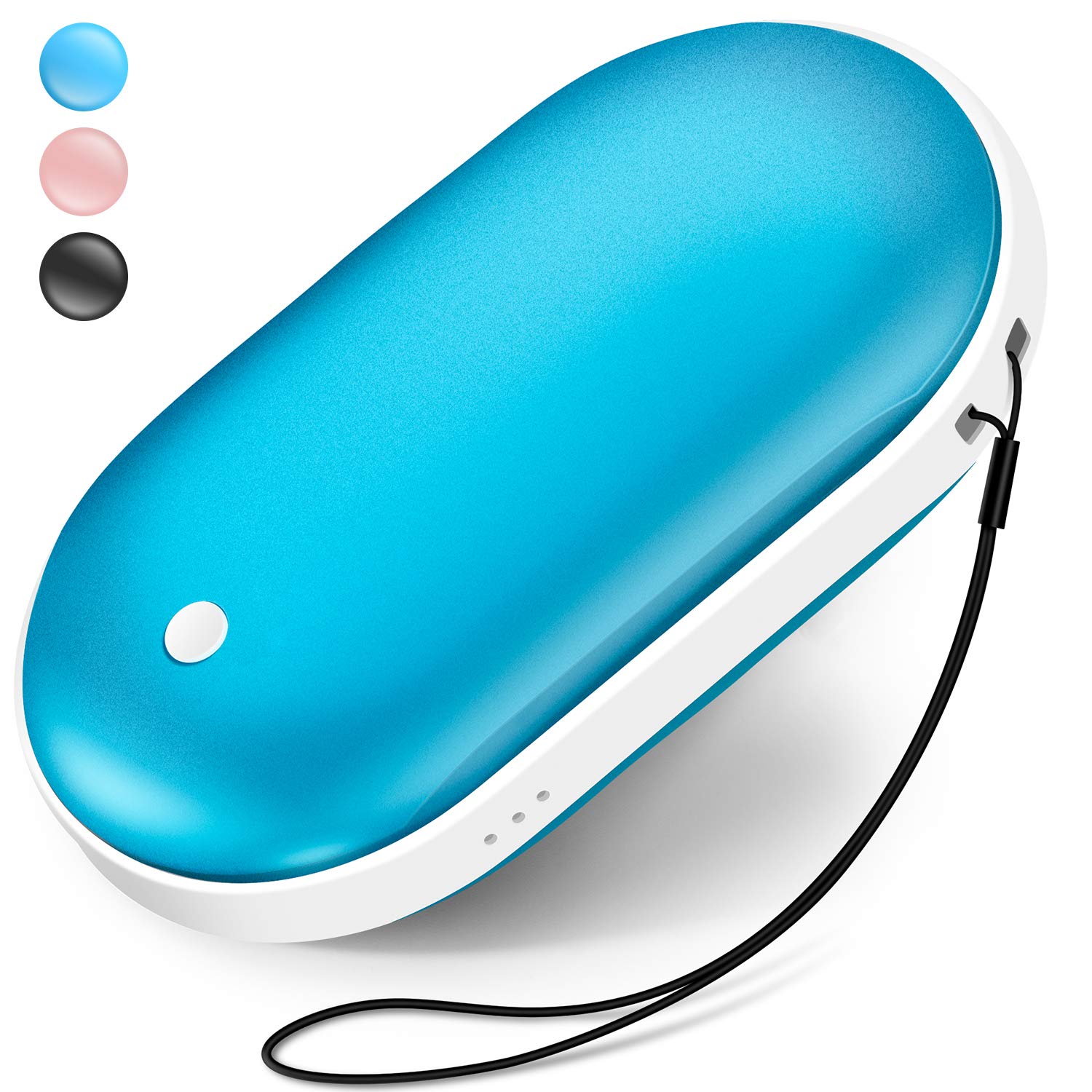 Rechargeable Hand Warmers Power Bank, Reusable Portable Hand Warmer, 5200mAh Battery Charger, Large Capacity & Double-Sided Heating for Arthritic Pain Menstruation Relief, Best Winter Gifts for Women