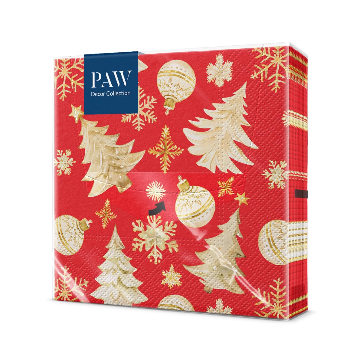 PAW - Servilletas de Papel 3 Capas (33 x 33 cm) | 20 Unidades | Servilletas de Navidad con motivos invernales y navideños | Ideales para la mesa festiva | Color: Christmas Atmosphere — view 30