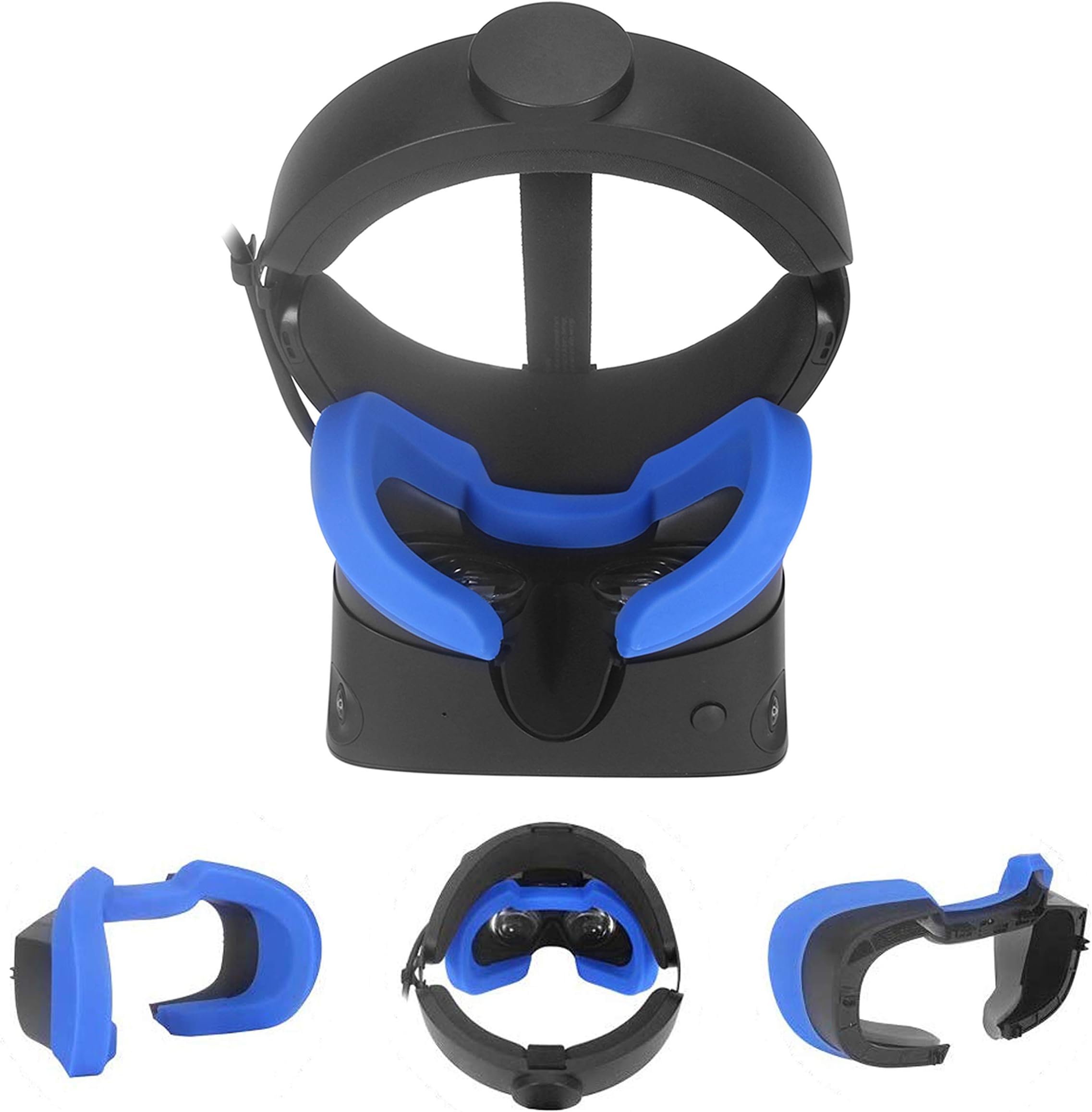 Covos VR Face Pad for Oculus Rift S Silicone Eye Cover, Rift S VR Cover Sweatproof Waterproof Lightproof Anti-Dirty Oculus Rift S Accessory