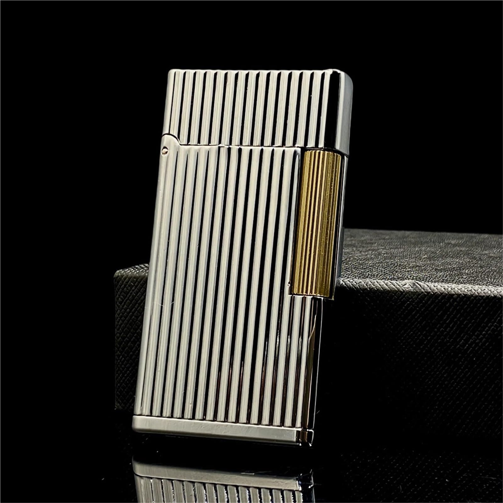 Briquet à kérosène ultra fin en métal avec allumage latéral