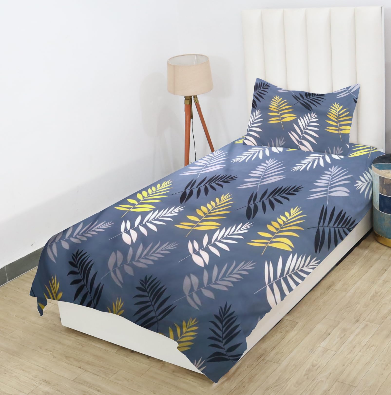 RD TREND® Presents Bedsheet for Single Bed Polycotton 210 TC, Size-60X90 Inches(152X228 CM), Single Bedsheet with Pillow Cover (18X28 Inches)-Grey,Pattern-Tree (B0CWH96M2B) Amazon Price History, Amazon Price Tracker