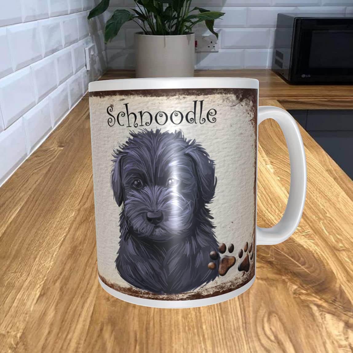 Shawprint Limited Schnoodle 11oz Coffee Mug My Dog's Bedtime Prayer Theme 159DRMUG