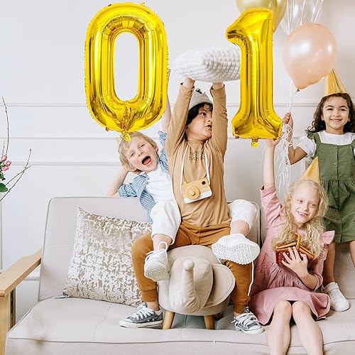 Miniatura 2 de Globos digitales del número 16 de 32 pulgadas, del alfabeto, globos de 16 cumpleaños, globos de helio, globos grandes para suministros de fiesta de