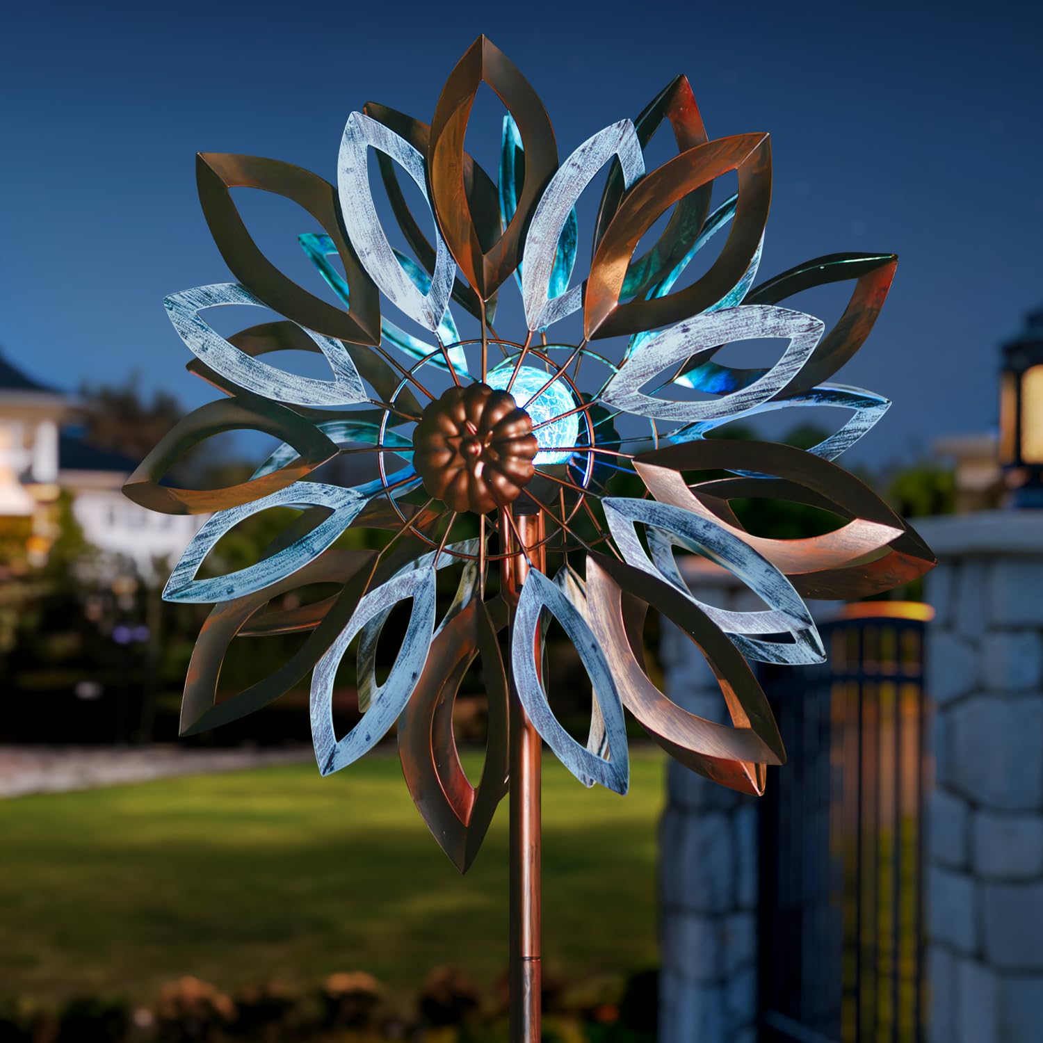 LimeHill Girandole solari per esterni (55,9 cm di larghezza x 221 cm di altezza)