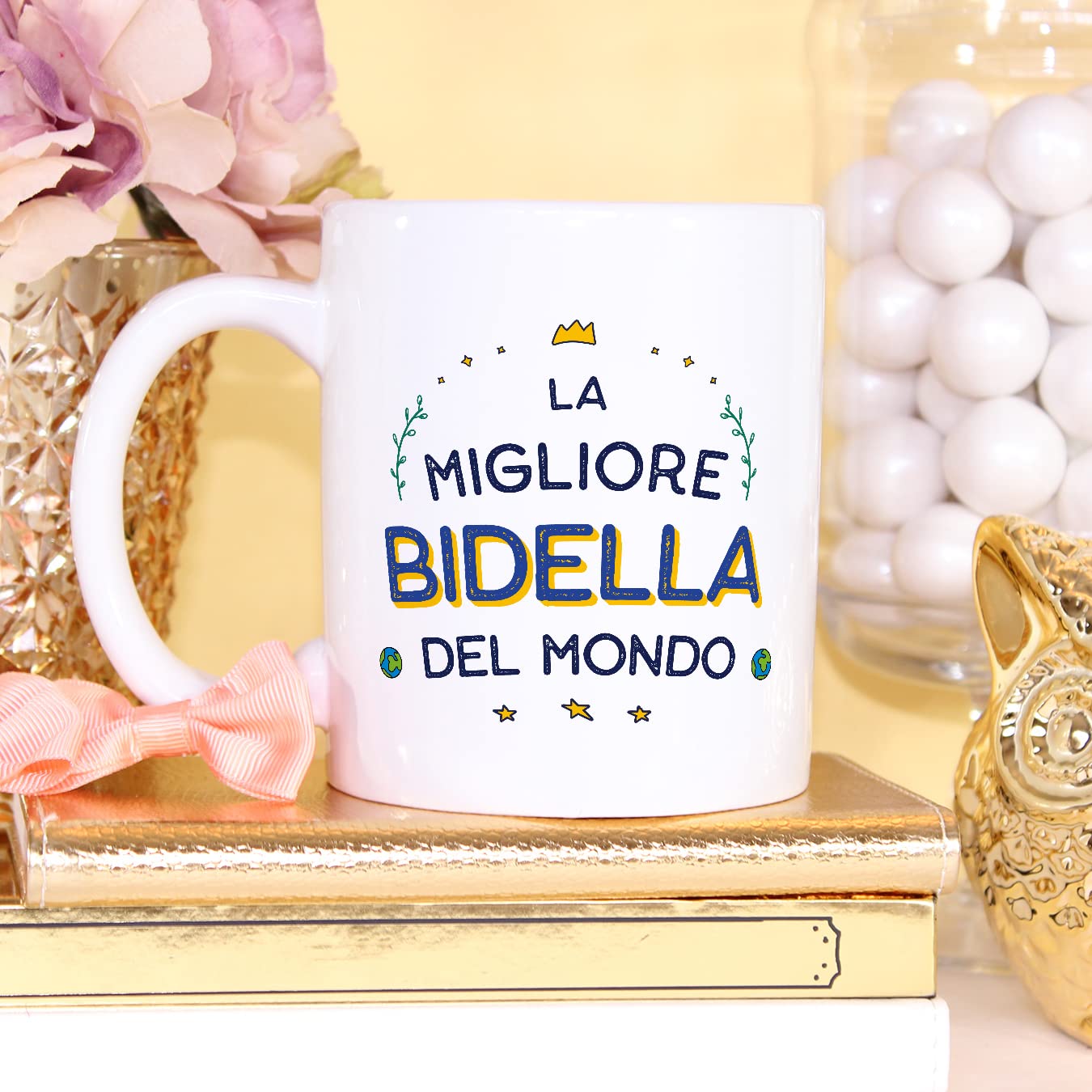 Tazza in ceramica per BIDELLA donna 11 oz / 350 ml - Idea regalo compleanno