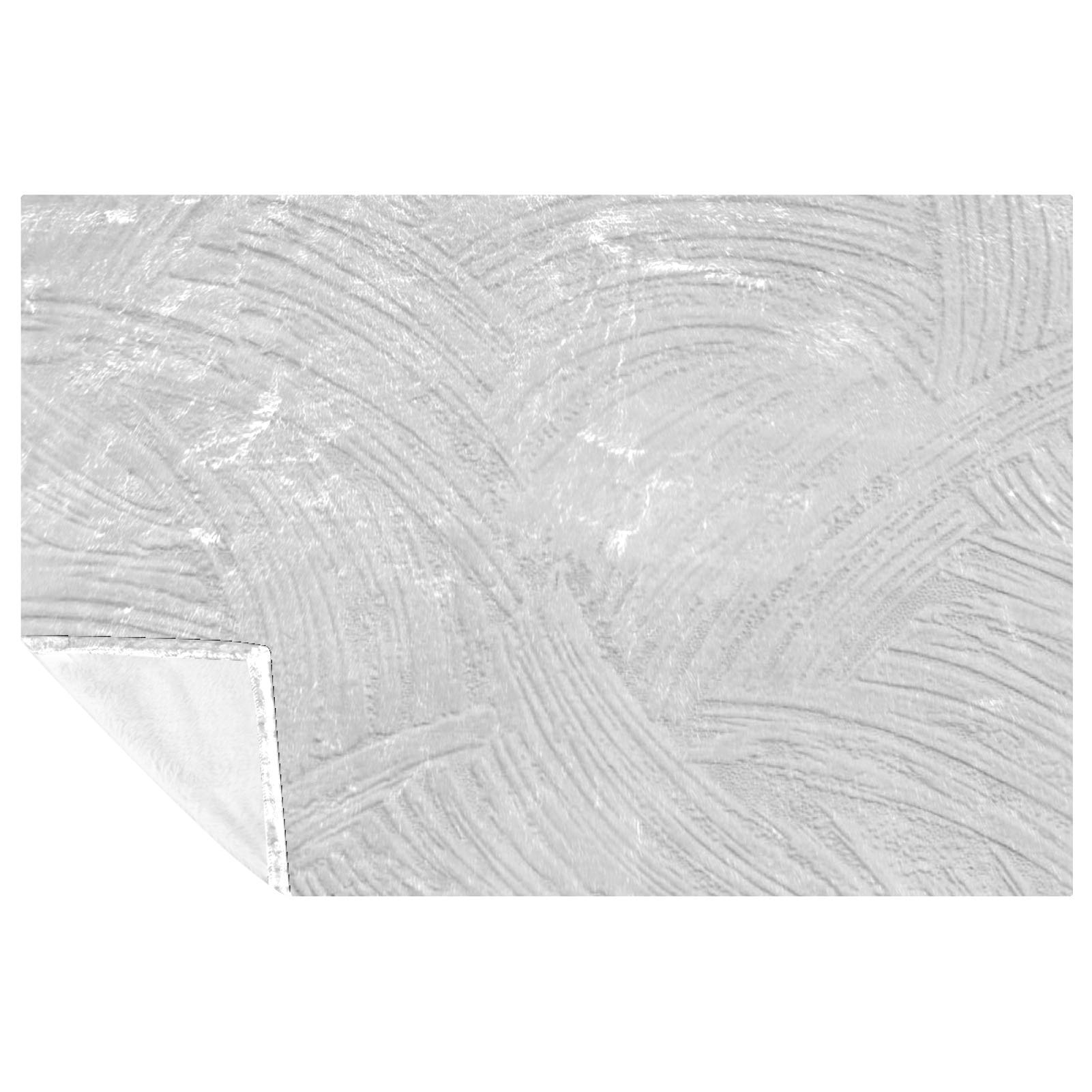 Couverture murale blanche douce et chaude 150x100 pour lit et camping