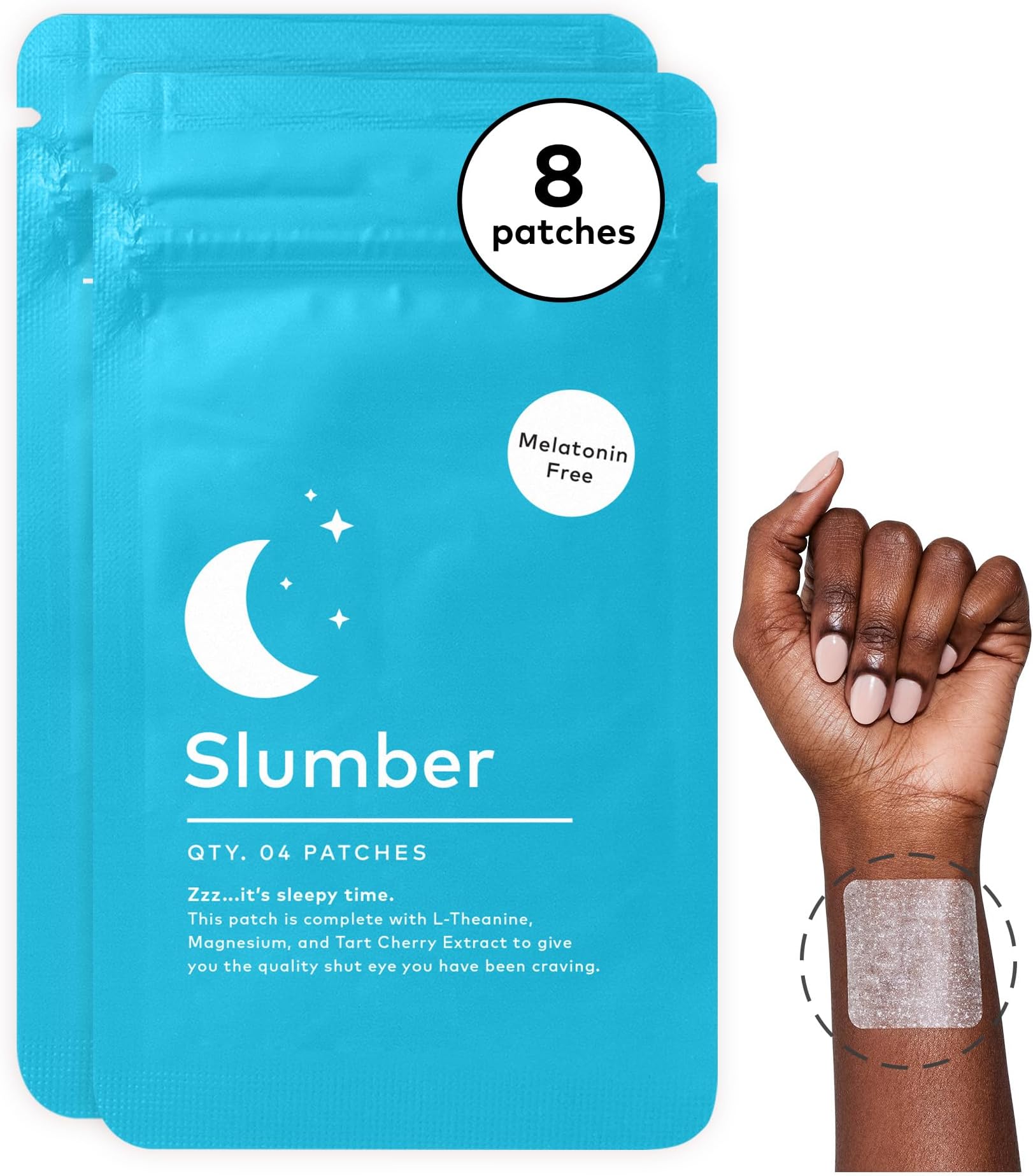 - The Good Patch Slumber Sleep Patch Support, Melatonin Free, Sustained Release, Natural Patch with L-Theanine, Magnesium, Tart Cherry Extract, Plant Powered Wearable Wellness (8 Total Patches)