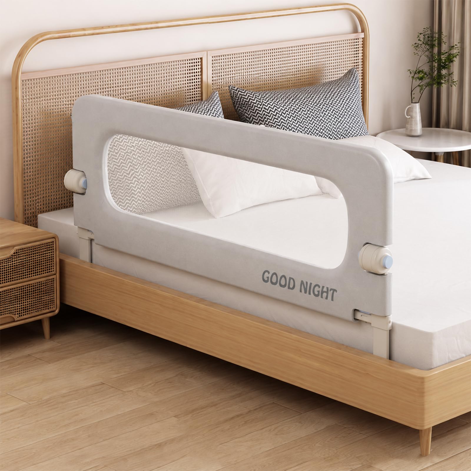 Yolispa Barandal para Cama Plegable 1.8m, Barandilla de Seguridad para Cama
