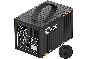 CTECHI 300W Portable Power Station Camping Generator Powerhouse Solar Charge Output 110V/220V for Outdoor Camping