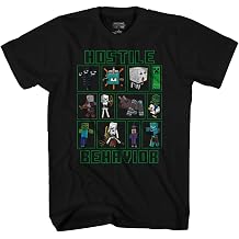 Minecraft Kids Graphic T-Shirt Bundle for Boys & Girls, Lightweight Short Sleeve Shirts, Youth S-XL