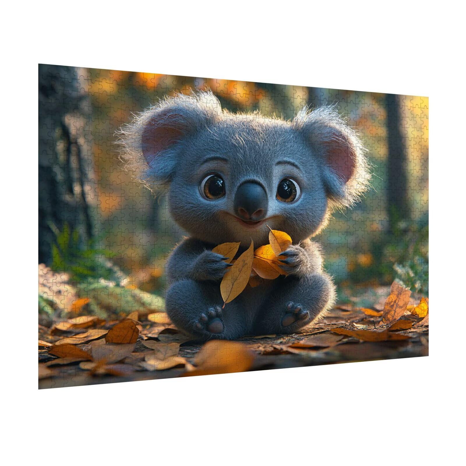 Puzzle 2000 Pezzi Koala Puzzle Classici per Gioco Familiare, n-376 | Impossibile Puzzles, Intrattenimento Creativo, Rilassamento Intelligence, Regalo per Amore e Amico, Decorazioni Casa, Foglie