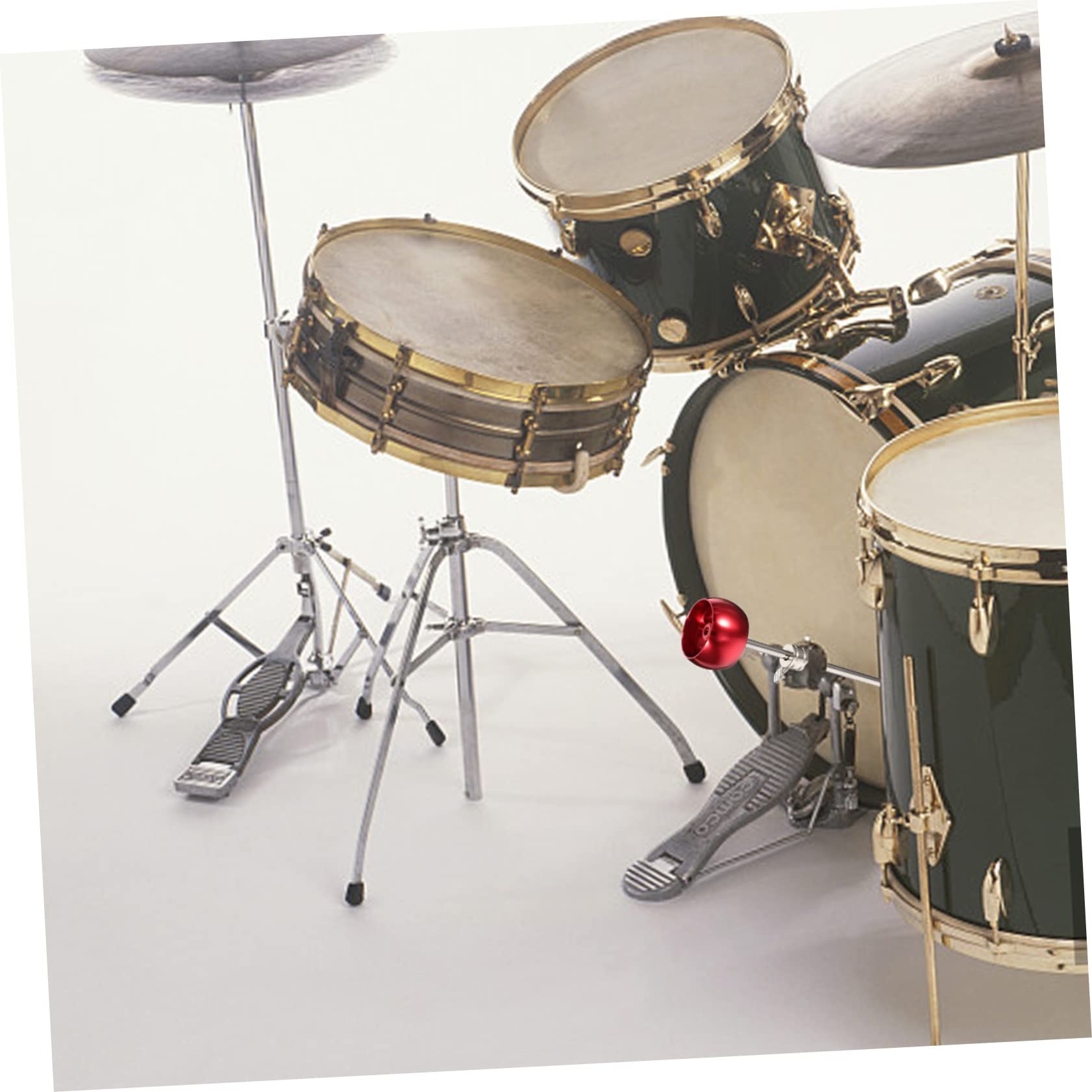 HEMOTON 3 Pezzi Pedale Tamburo Martello Lega Strumento a Percussione per Batteria Giocatori Accessori