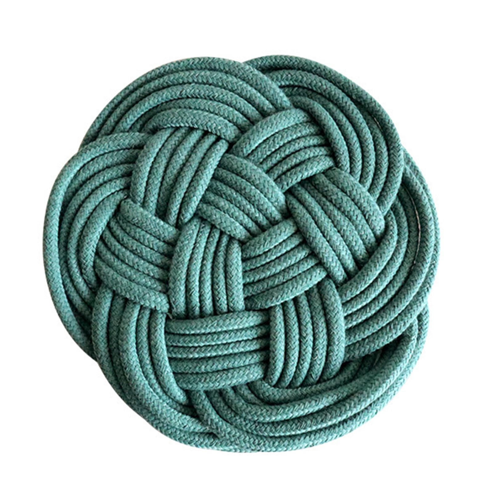 Yhplxyuus Rope Heat Insulation Dinner Mat Cotton Rope Placemats Drink Mat Hand-knitted Placemats Kitchen Use