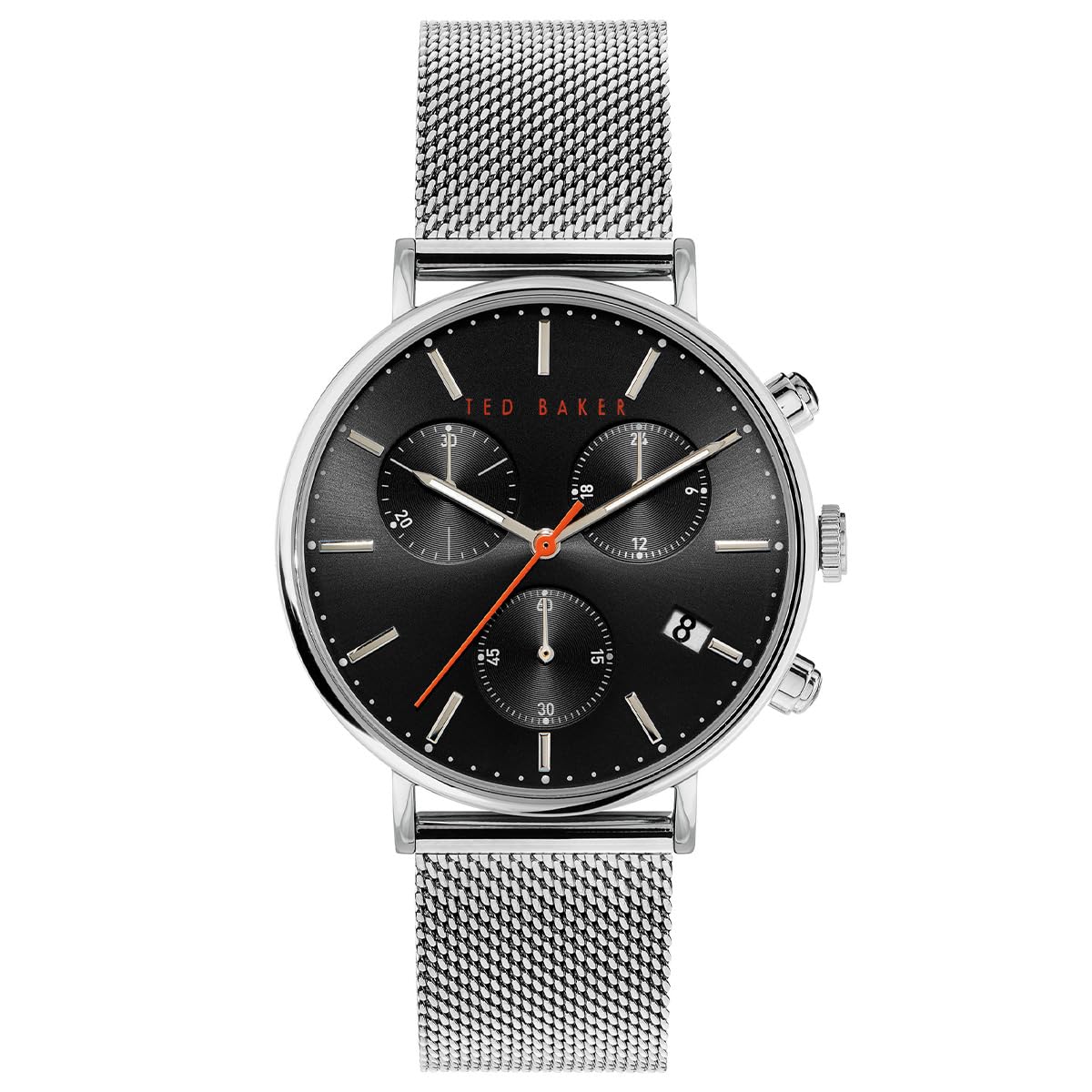 Ted Baker Mens 41 mm Mimosaa Chrono Black Dial Mesh Analogue Watch - BKPMMS119 (B093HHMVKW) Amazon Price History, Amazon Price Tracker
