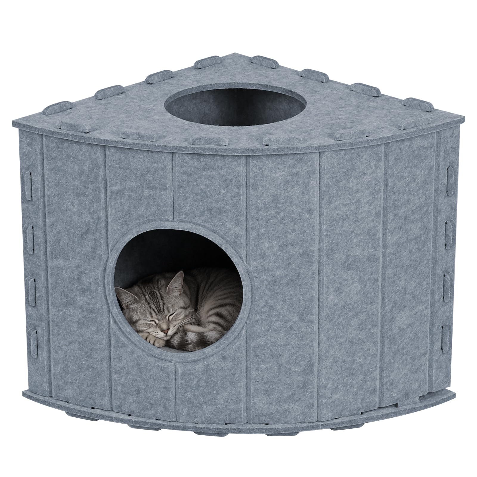 Luvore Cat Tunnel Bed, 2-in-1 Cat Cave Bed