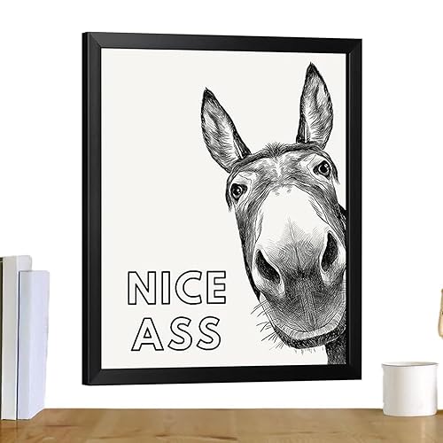 Décoration murale amusante pour salle de bain 30,5 x 40,6