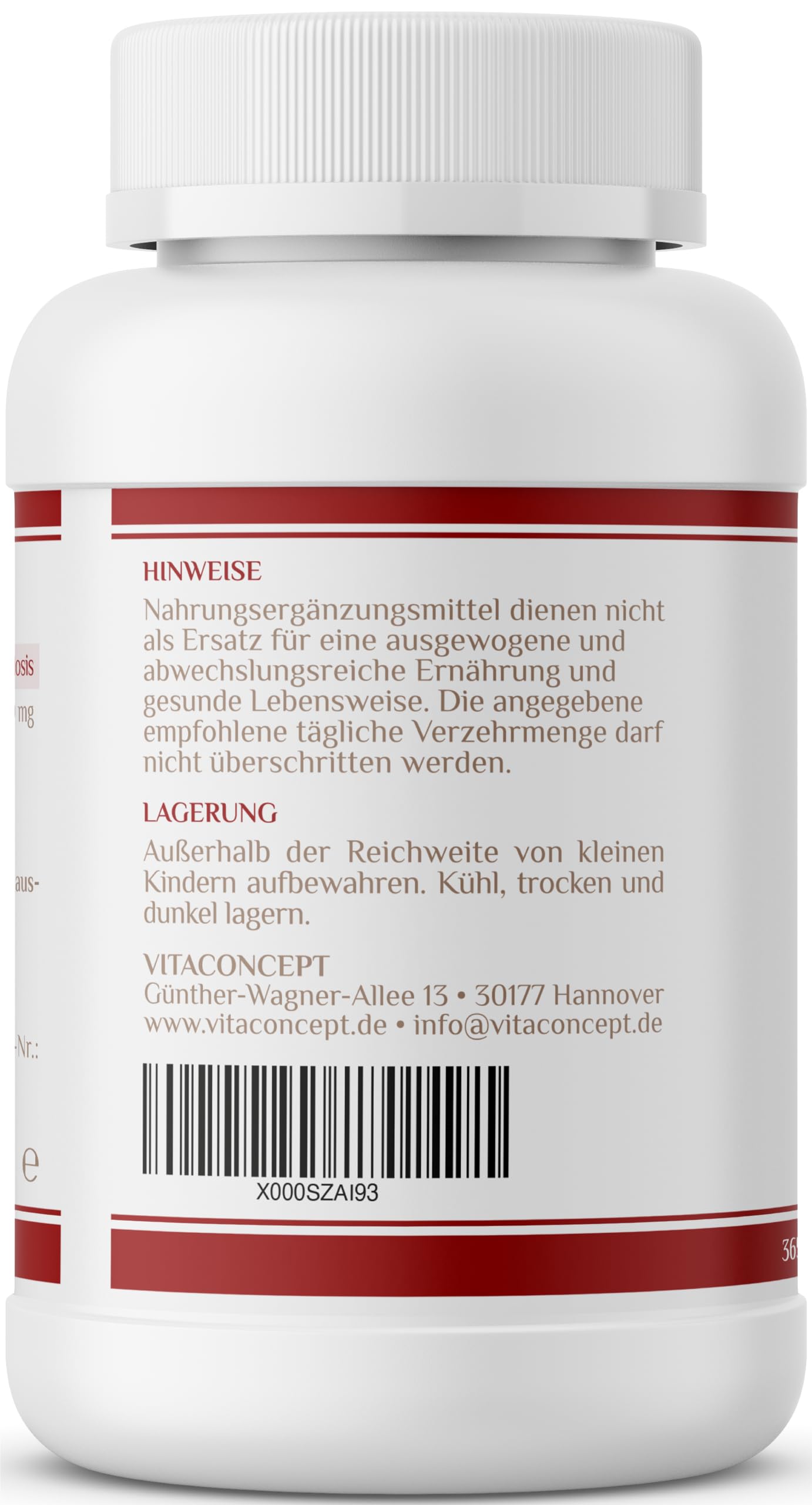 Vitaconcept | MSM Tabletten | 2000 mg MSM pro Tagesdosis | 365 hochdosierte organische Schwefel-Tabletten | laborgeprüft