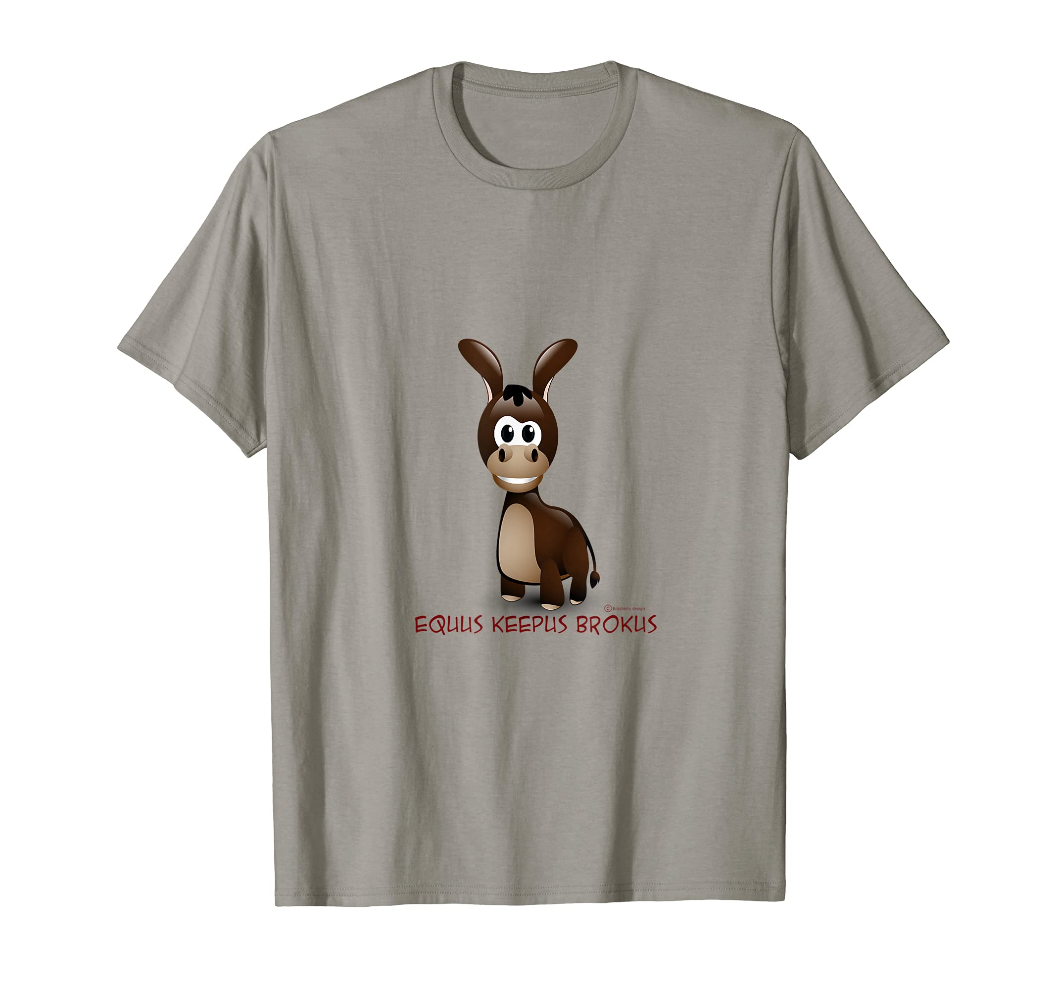 Equus Keepus Brokus Cute Donkey T-Shirt