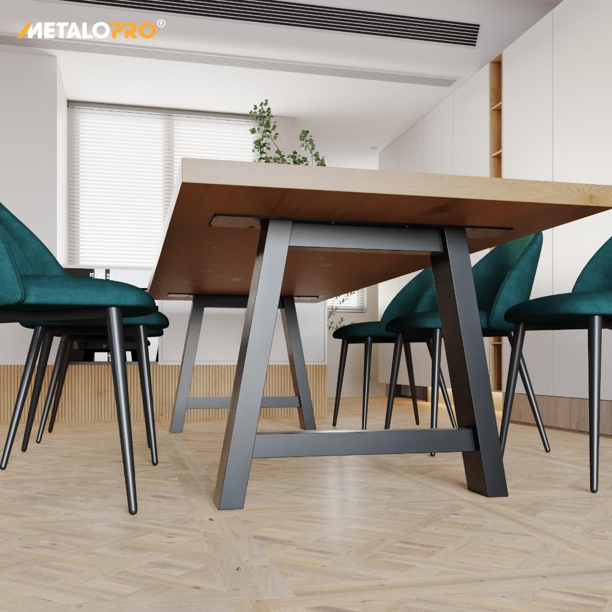 2 Stück Tischbeine-Metall Extreme Schwarz 72cm I Tischkufen Esstisch-Beine Schwerlast Tisch-Gestell Tisch-Untergestell Möbelfüße Tischfüße, Couchtisch Esstisch Wohnzimmertisch Schreibtisch