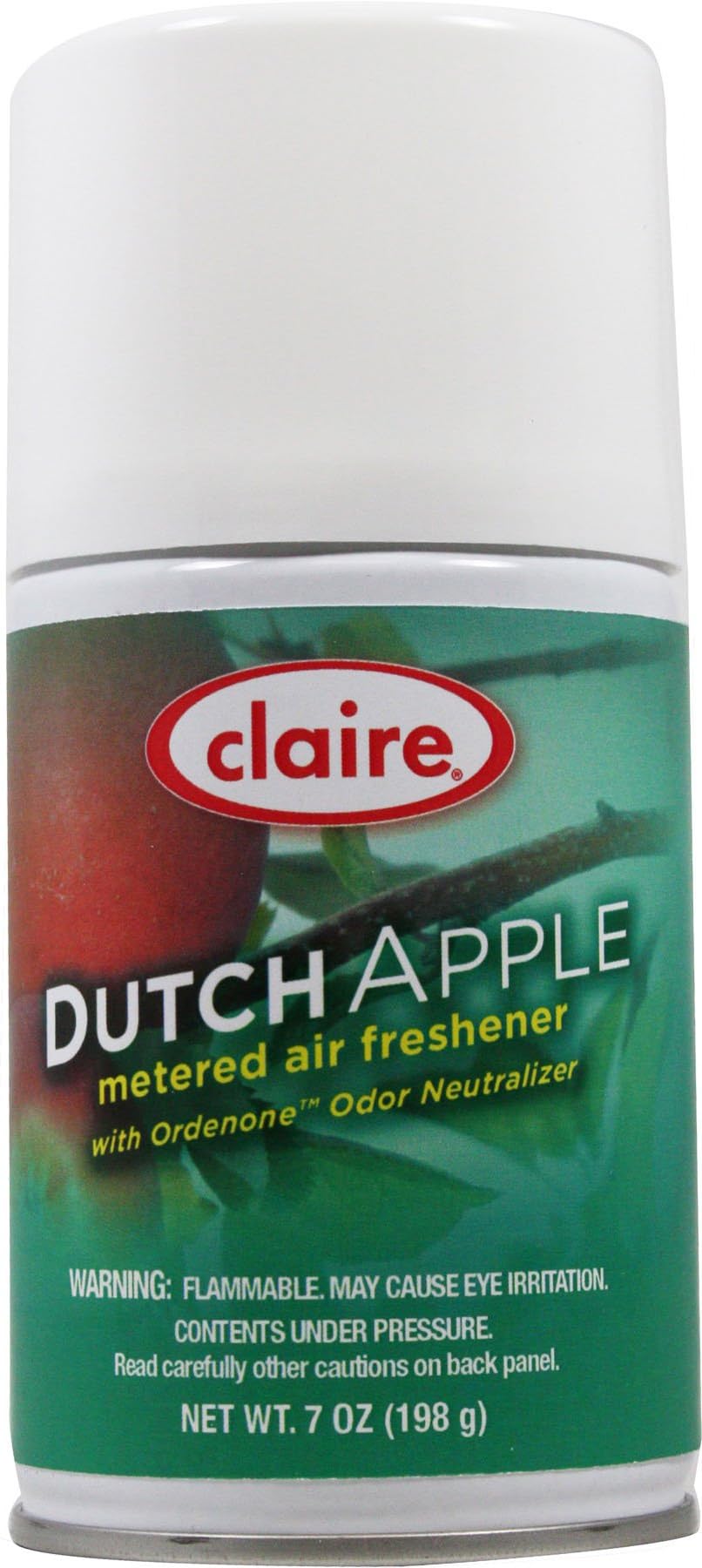 Claire C-104 7 Oz. Dutch Apple Metered Air Freshener Aerosol Can (Case of 12)
