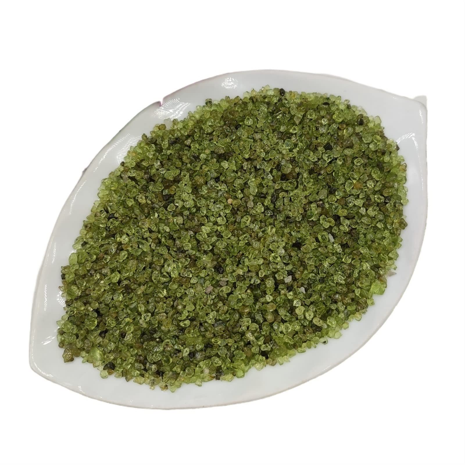 Lote de 100 g/Paquete de peridoto Natural, olivino, Cristal de Cuarzo, Piedra caída, Grava, decoración de la habitación del hogar, Acuario DIY Inicio Colecciones