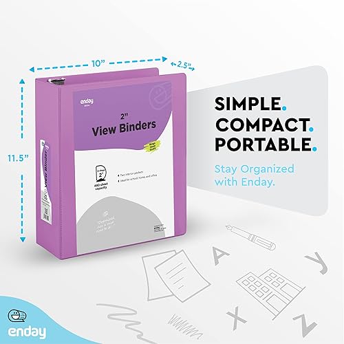 Vista 30 de Carpeta de 3 anillos de 1 pulgada, cubierta transparente de 1 pulgada con 2 bolsillos interiores, carpetas de anillos redondos de colores, en gris