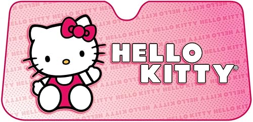 Miniatura 2 de 003681R01 Parasol para parabrisas Hello Kitty estilo acordeón Plasticolor