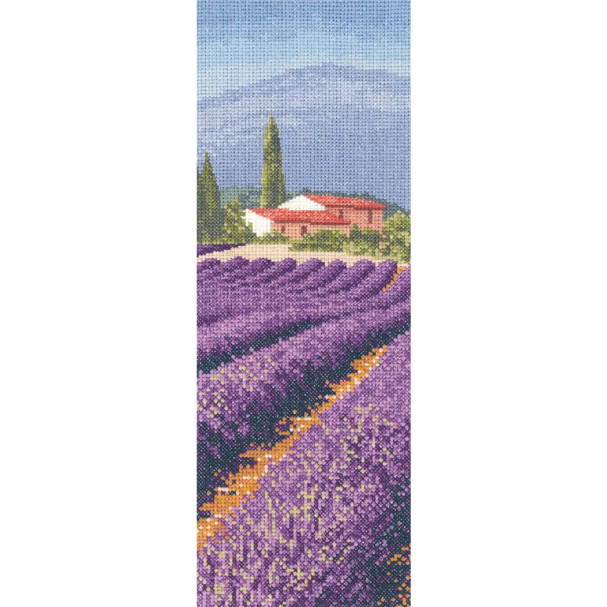 Heritage Crafts Cross Stitch Kit - John Clayton, Lavender Field