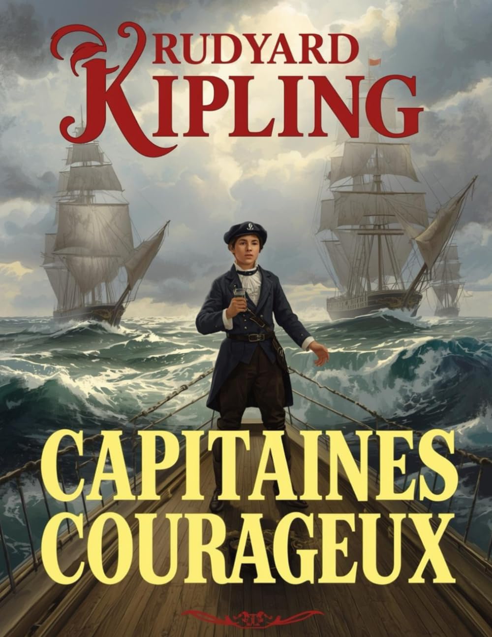 Capitaines Courageux (Édition en français): Un roman d’aventure maritime et d’apprentissage