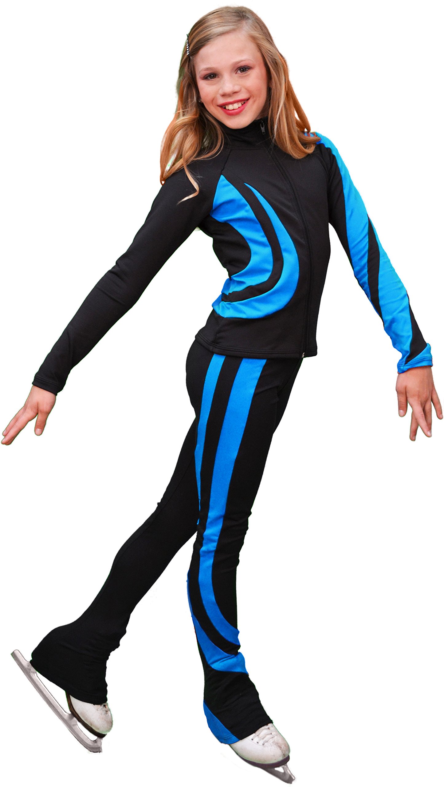 ChloeNoel Swirls Figure Skating Jacket J26