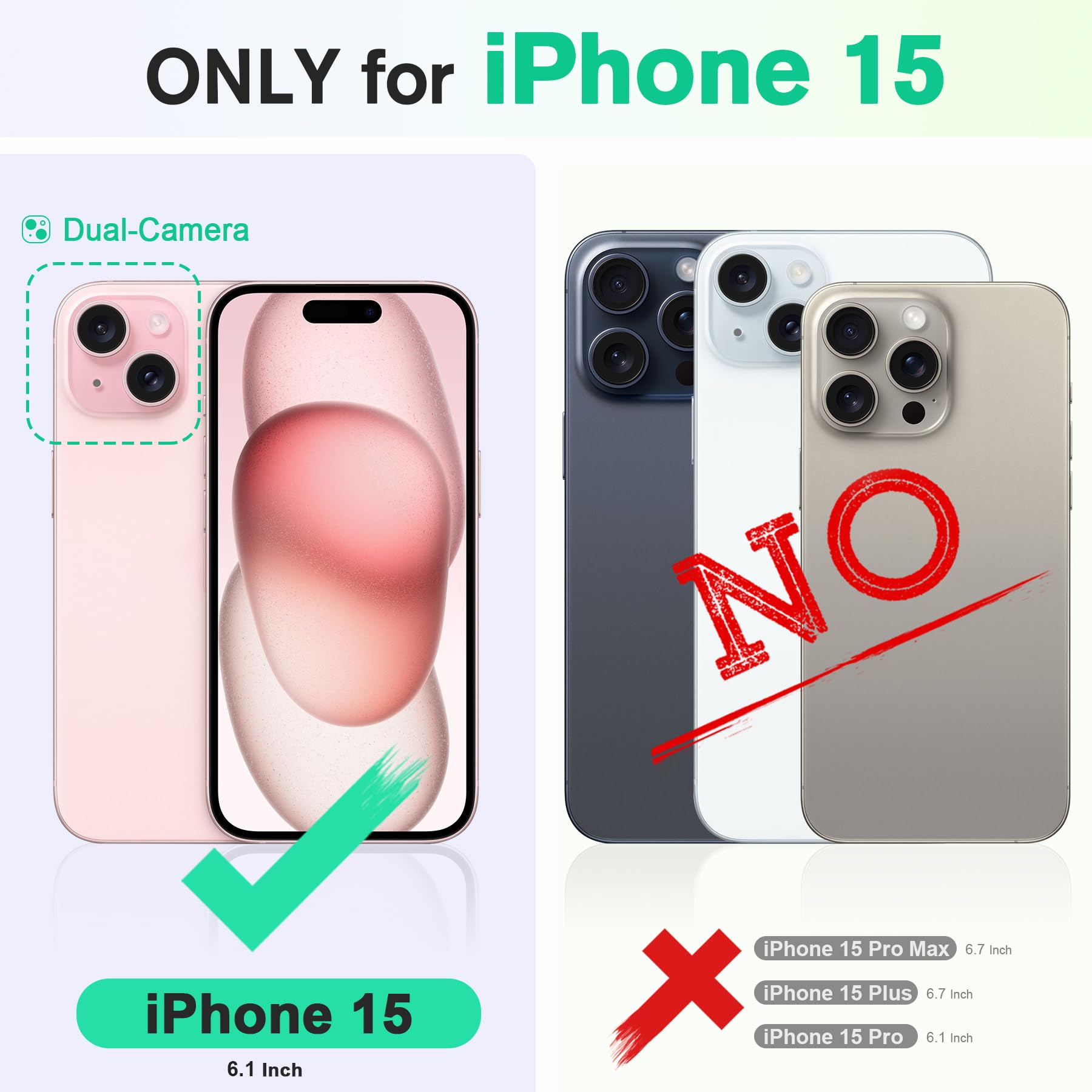 TUCCH Case for iPhone 15 (6.1") 2023 - Image 2