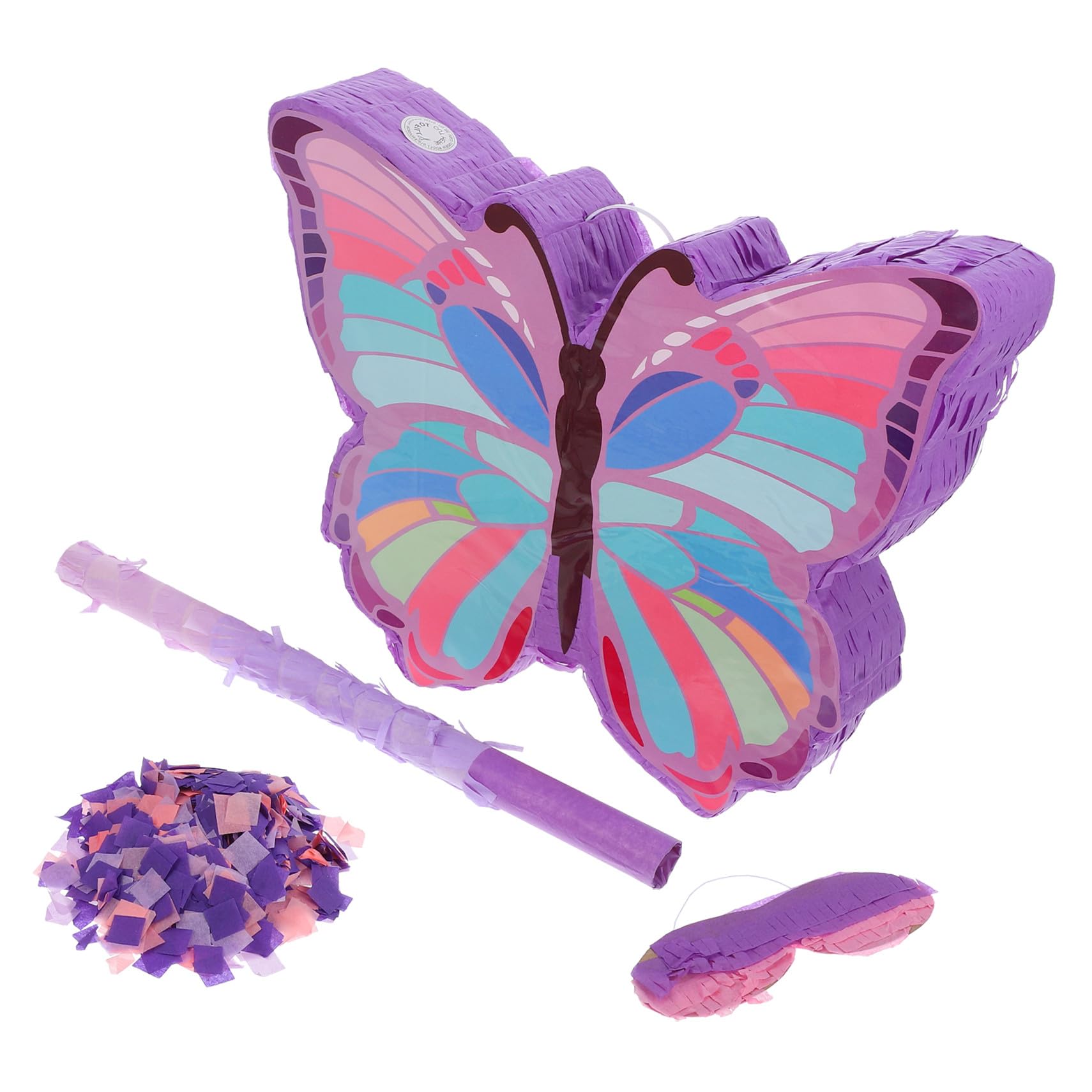 ULTECHNOVO Piñata de Cumpleaños con Temática de para Niñas, Material de Papel Seguro, Diseño Único y Vibrante, Incluye Palo para Fiestas Infantiles Divertidas