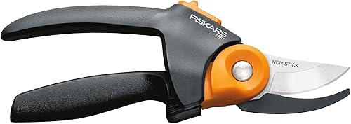 Fiskars Tijeras de podar, podadora de derivación que corta tallos de hasta 34 pulgadas, tecnología PowerGear para más potencia en cada corte